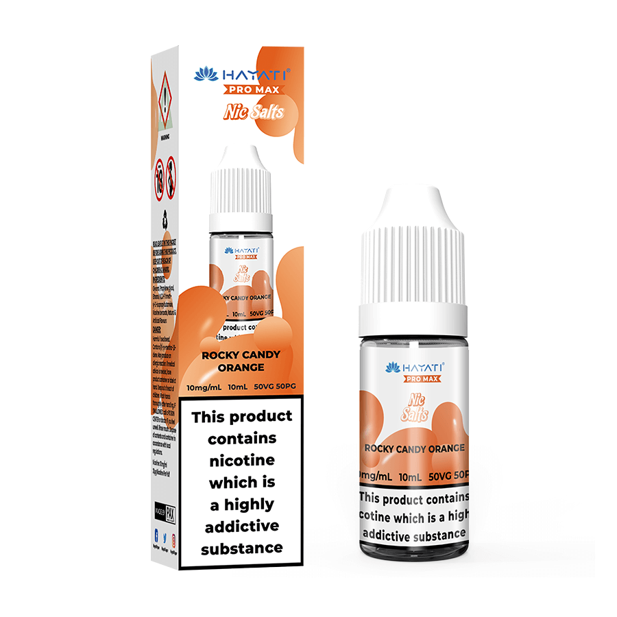 Nic Salt Hayati Pro Max - Rocky Candy Orange