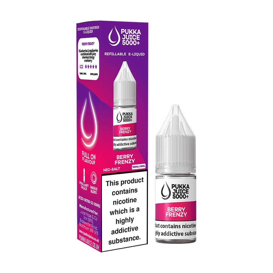 Nic Salt Pukka Juice 5000 - Berry Frenzy