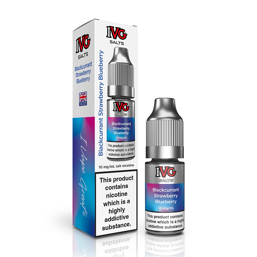 Nic Salt IVG - Blackcurrant Strawberry Blueberry (Tall Box)