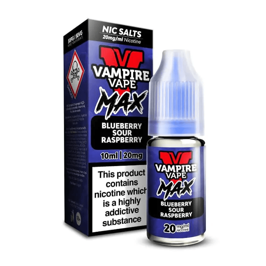 Nic Salt Vampire Vape Max - Blueberry Sour Raspberry