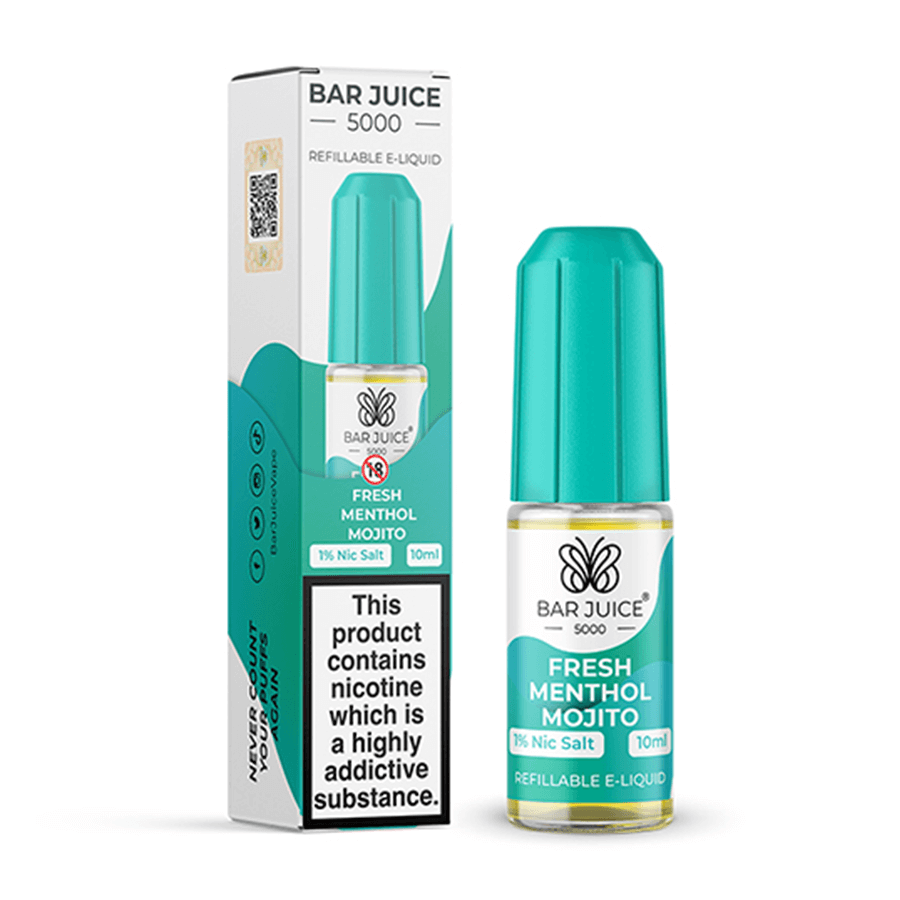 Nic Salt Bar Juice 5000 Fresh Menthol Mojito