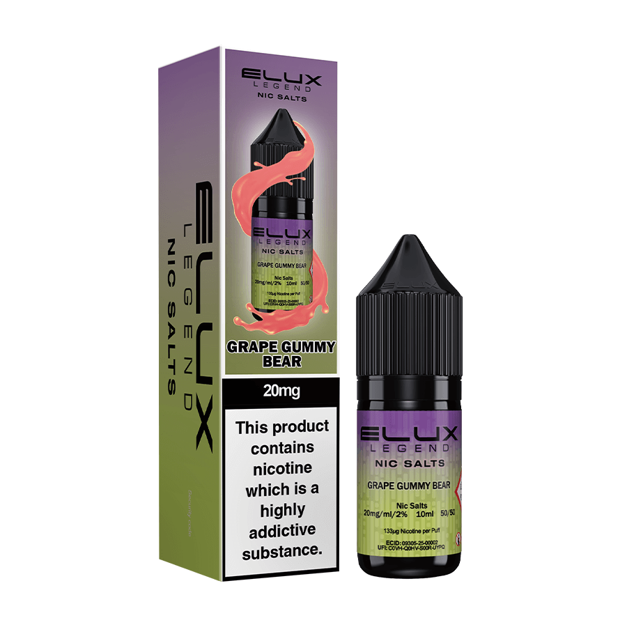 Nic Salt Elux - Grape Gummy Bear