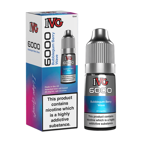 Nic Salt IVG 6000 - Bubblegum Berry Wave