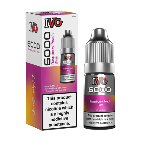 Nic Salt IVG 6000 - Raspberry Peach Bliss