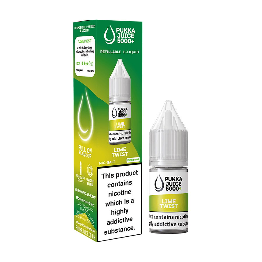 Nic Salt Pukka Juice 5000 - Lime Twist