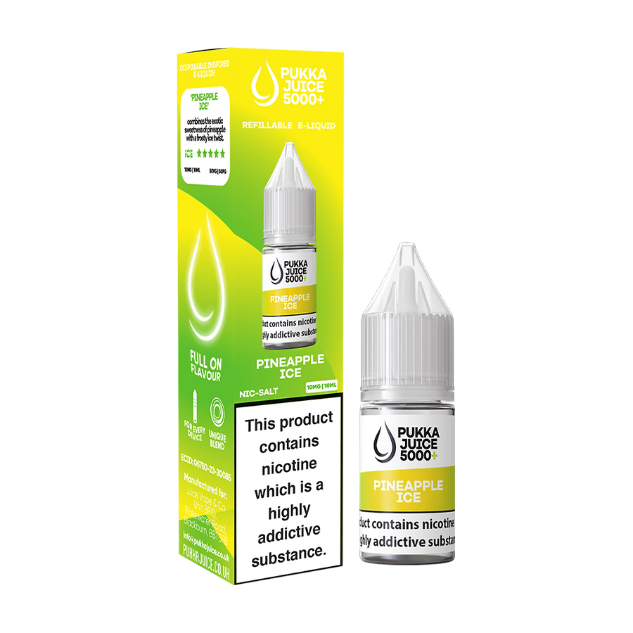 Nic Salt Pukka Juice 5000 - Pineapple Ice