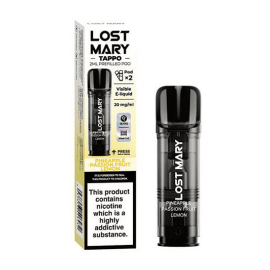 Lost Mary Tappo Prefilled Pods - Pineapple Passion Fruit Lemon