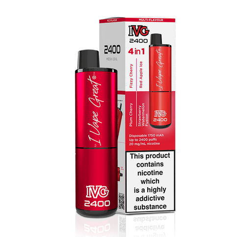 IVG 2400 Multi Flavour Disposable - Red Edition