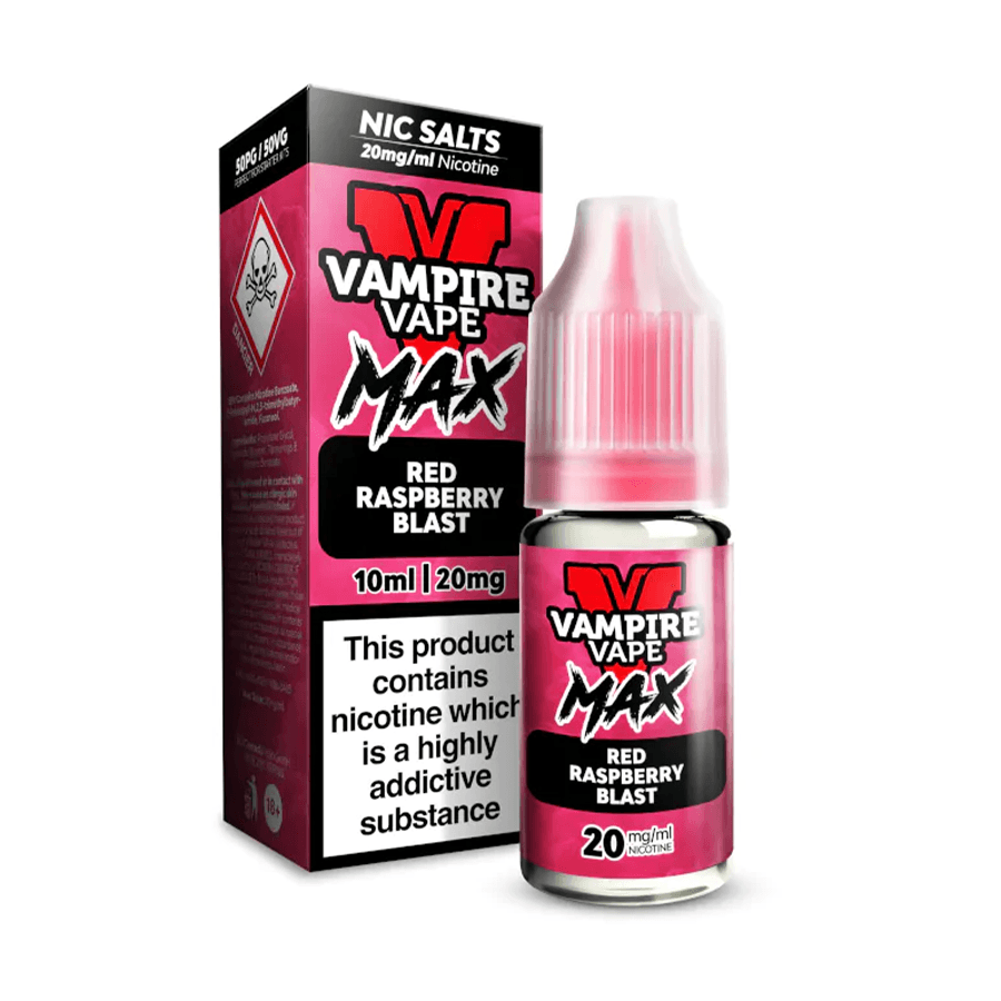 Nic Salt Vampire Vape Max - Red Raspberry Blast
