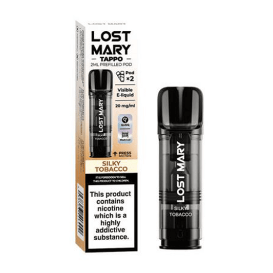 Lost Mary Tappo Prefilled Pods - Silky Tobacco