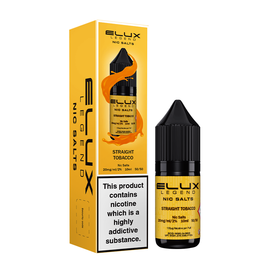 Nic Salt Elux - Straight Tobacco