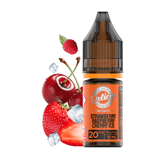 Nic Salt Vaporesso Deliciu - Strawberry Raspberry Cherry Ice