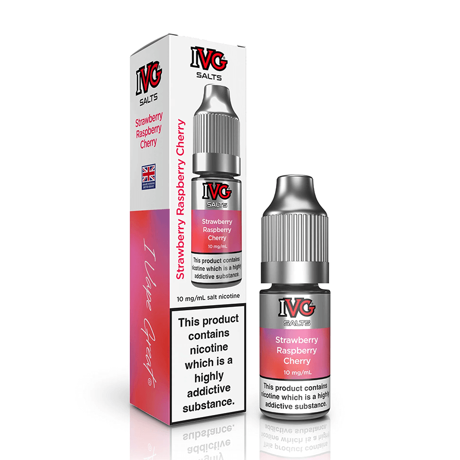 Nic Salt IVG - Strawberry Raspberry Cherry (Tall Box)
