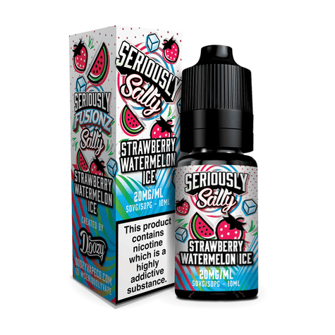 Nic Salt Seriously Salty Fusionz - Strawberry Watermelon Ice