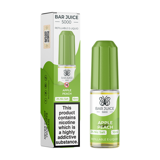 Nic Salt Bar Juice 5000 Apple Peach