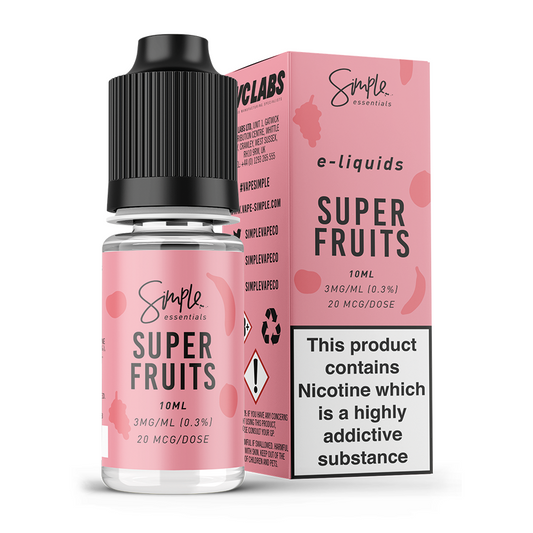 10ml 50/50 Simple Essentials Super-Fruits