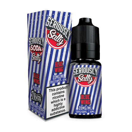 Nic Salt Seriously Salty Soda Blue Wing