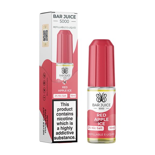 Nic Salt Bar Juice 5000 Red Apple Ice