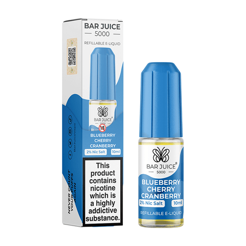 Nic Salt Bar Juice 5000 Blueberry Cherry Cranberry