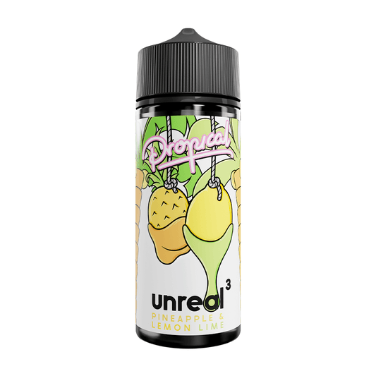 100ml Unreal 3 - Pineapple and Lemon  Lime