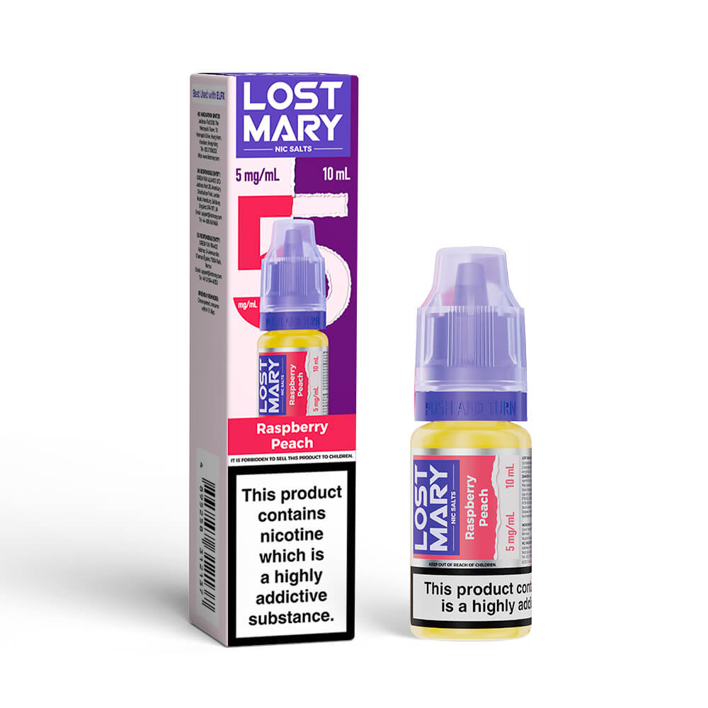 Nic Salt Lost Mary - Raspberry Peach