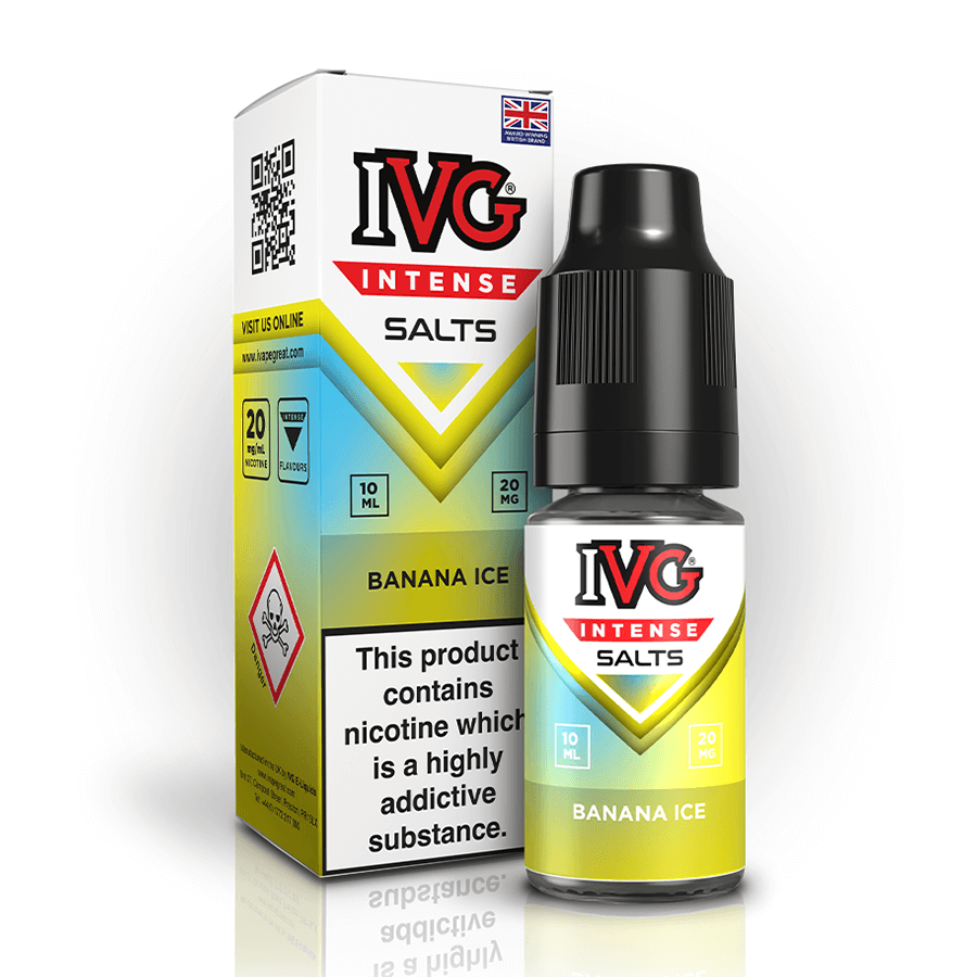 Nic Salt IVG Intense Salts - Banana Ice