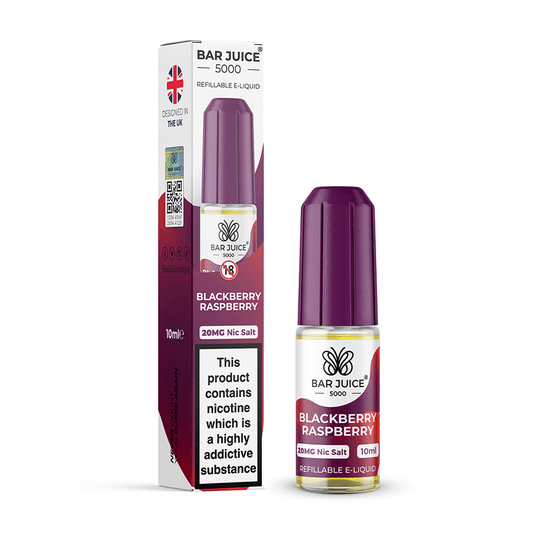 Nic Salt Bar Juice 5000 Blackberry Raspberry