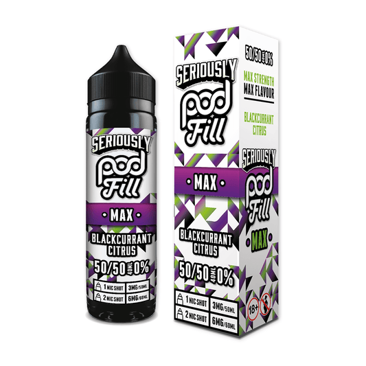 40ml Podfill Max Doozy - Blackcurrant Citrus