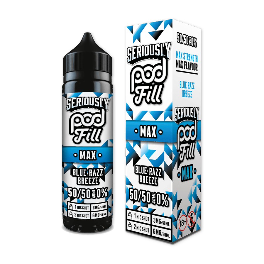 40ml Podfill Max Doozy - Blue Razz Breeze