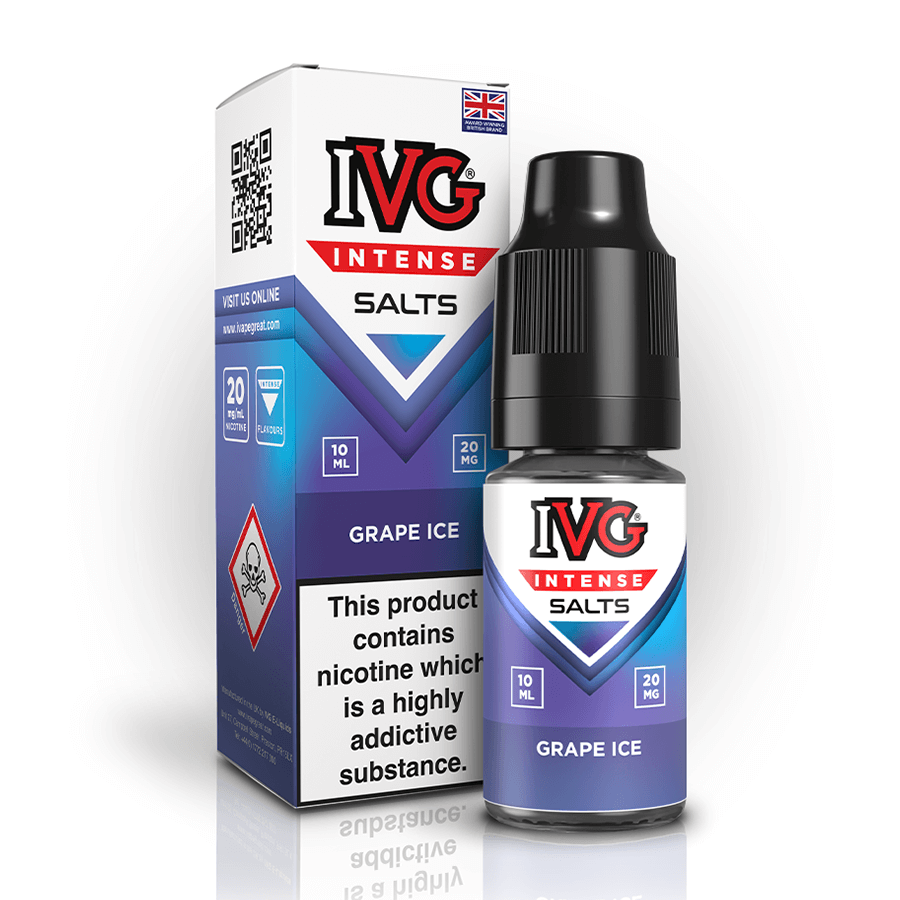 Nic Salt IVG Intense Salts - Grape Ice