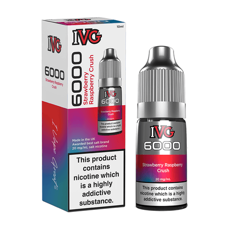 Nic Salt IVG 6000 - Strawberry Raspberry Crush