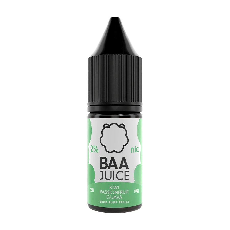 Nic Salt Baa Juice - Kiwi, Passionfruit, Guava