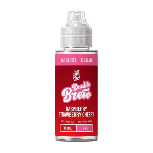 100ml Double Brew - Raspberry Strawberry Cherry