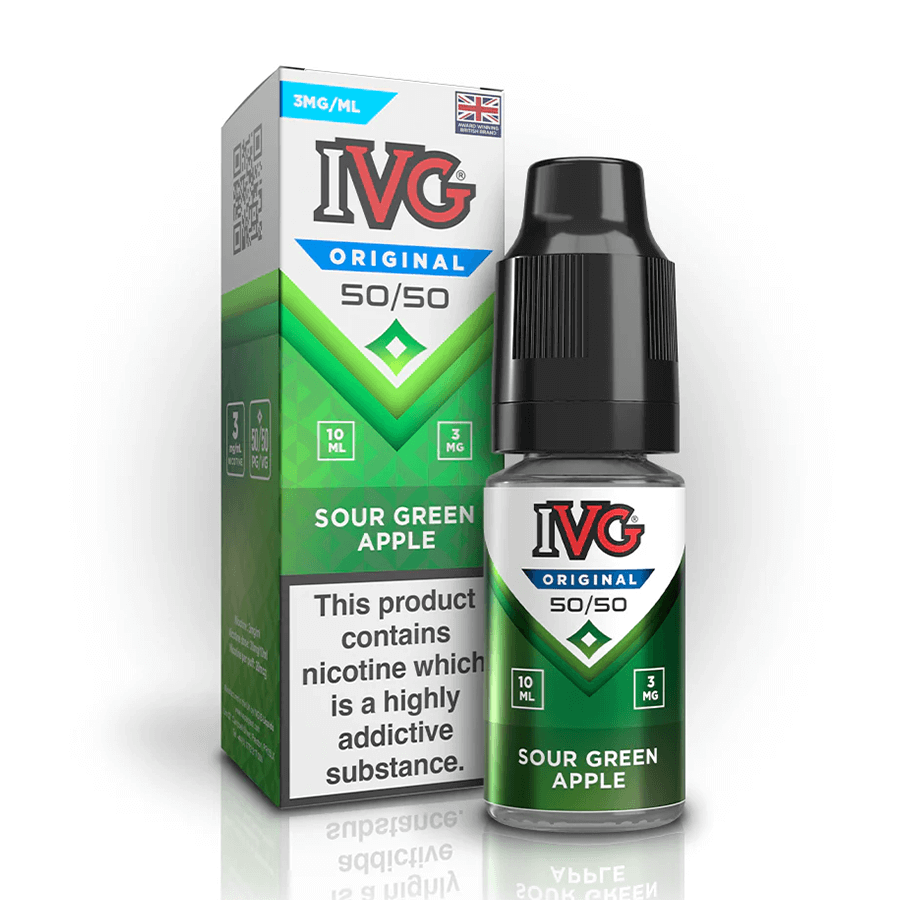 10ml IVG 50/50 Sour Green Apple