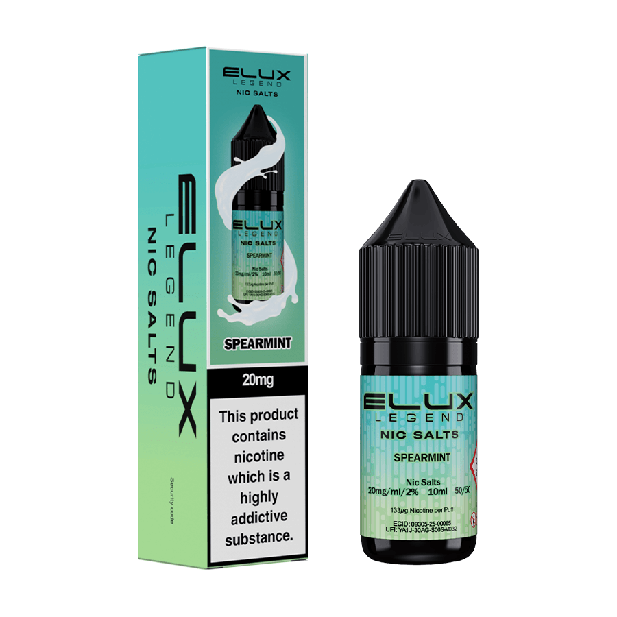 Spearmint Elux Nic Salt E-Liquid