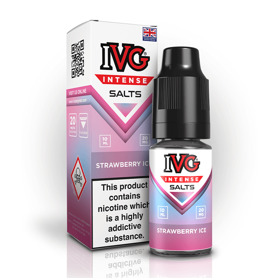 Nic Salt IVG Intense Salts - Strawberry Ice