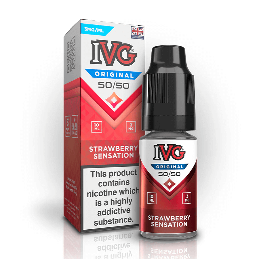 10ml IVG 50/50 Strawberry Sensation