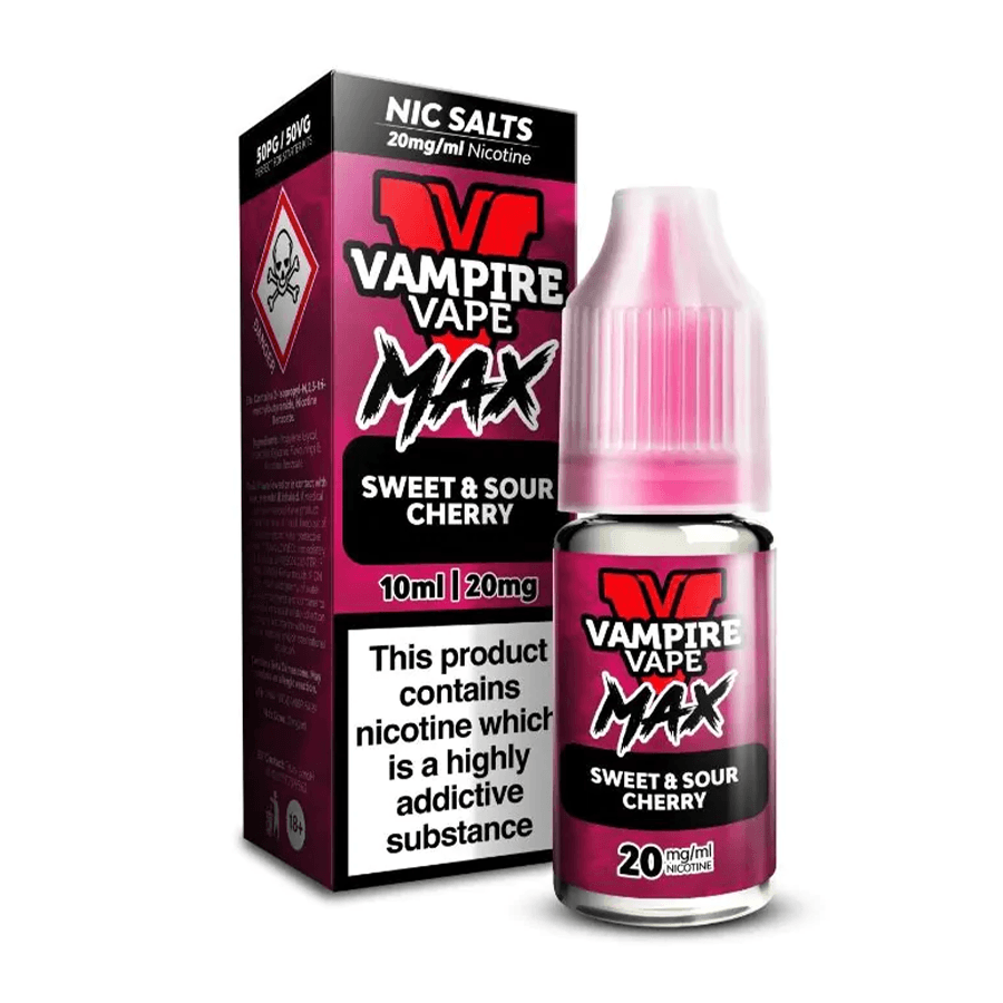 Nic Salt Vampire Vape Max - Sweet Sour Cherry
