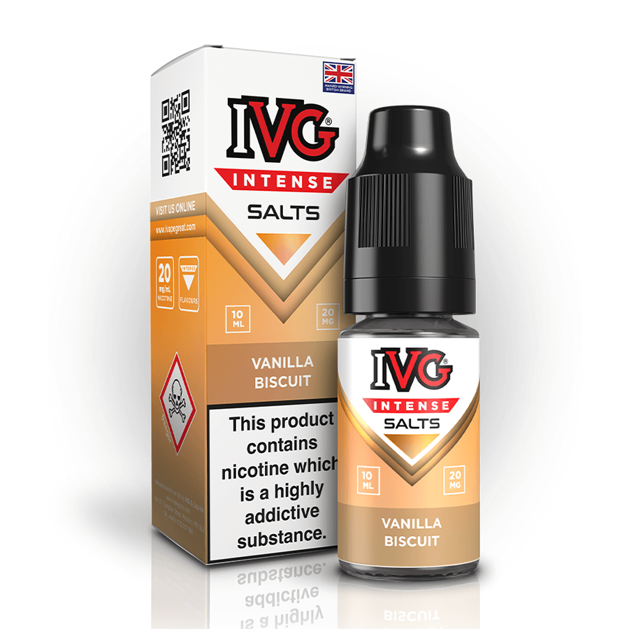 Nic Salt IVG Intense Salts - Vanilla Biscuit