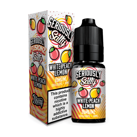 Nic Salt Seriously Salty Fusionz - White Peach Lemon