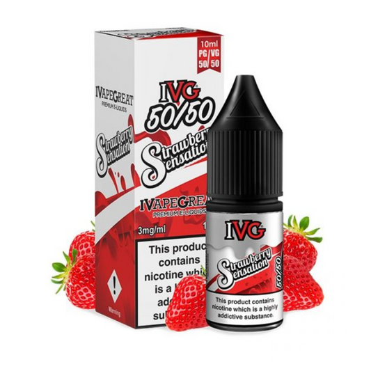 10ml IVG 50/50 Strawberry Sensation