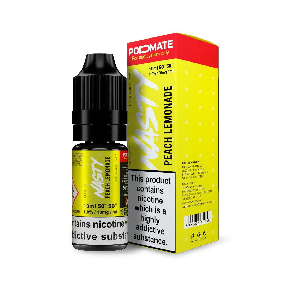 10ml Podmate Salts Peach Lemonade