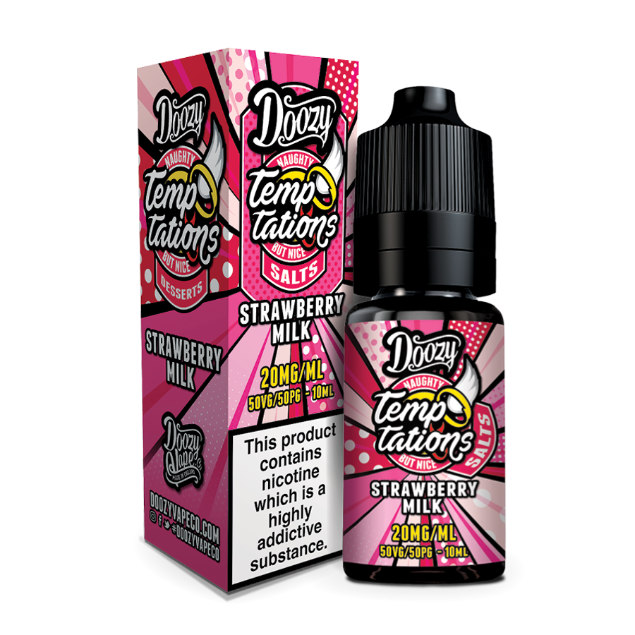 Nic Salt Doozy Temptations - Strawberry Milk