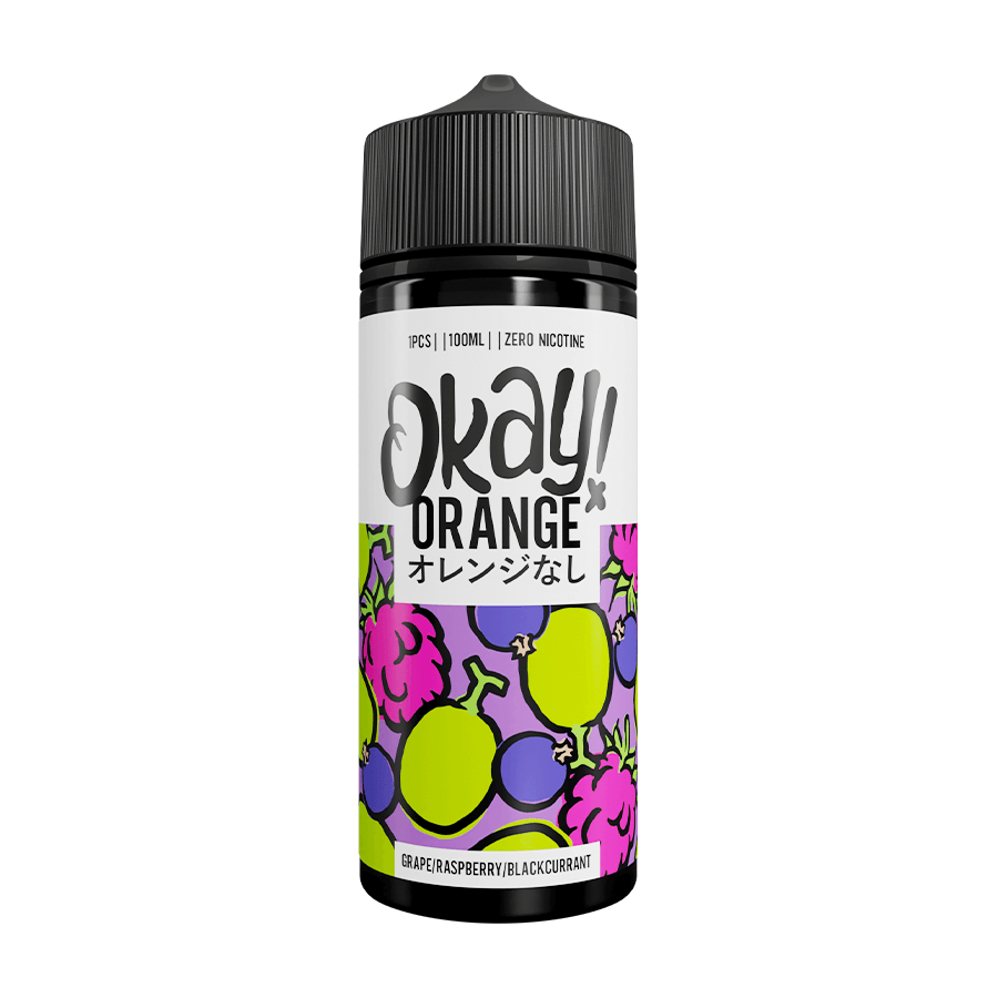 100ml Okay Orange - Grape Raspberry Blackcurrant